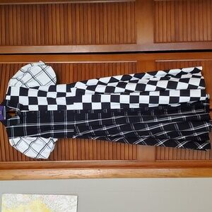 Christopher John Rogers X Target Mixed Checkerboard Puff Sleeve Shirtdress